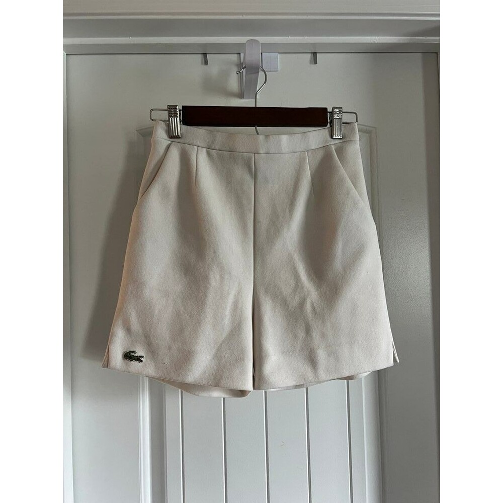 Vintage Lacoste Women's White Shorts